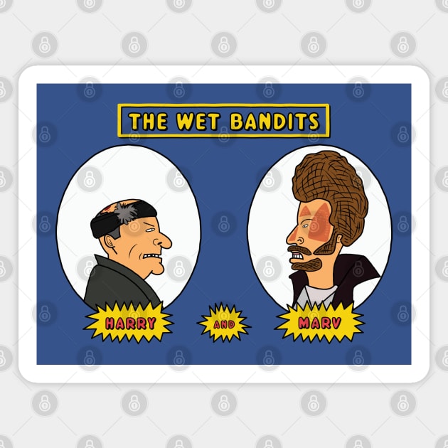 The Wet Bandits: Harry and Marv Magnet by bryankremkau